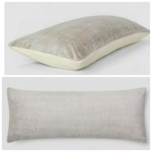 Faux Fur Body Pillow Cover Brown - Room Essentials